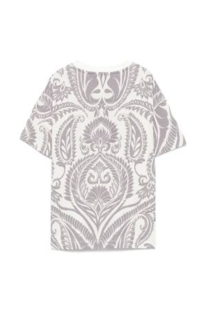 white cotton tshirt ETRO KIDS | GW8P01Z2081177GR